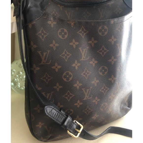 LOUIS VUITTON Bag Authentic Monogram Canvas Odeon PM Messenger Crossbody Shoulde - Picture 6 of 16